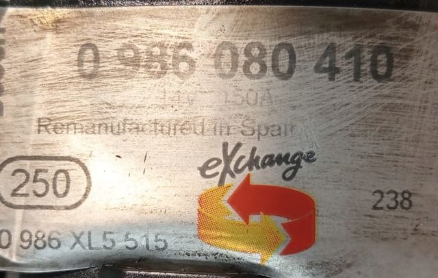 0124525534 RENAULT Генератор купить в Одесса