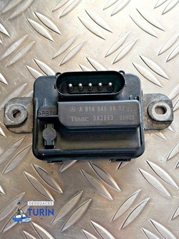 Regulador de revoluções de ventilador de esfriamento (unidade de controlo) 0165459632 Mercedes