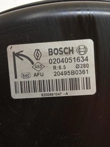 Reforçador dos freios a vácuo Renault Kangoo 2 KW0, KW1