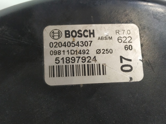 FIAT 0204054307 Усилитель тормозов (вакуумный) в наличии Полтава