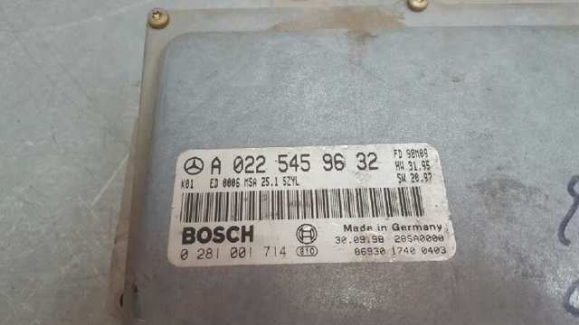 MERCEDES A0225459632 Блок управления двигателем в наличии Черновцы