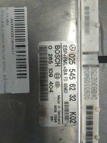 MERCEDES 0255456232 Блок управления ESP в наличии Запорожье