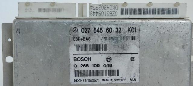 MERCEDES 0265109449 Блок управления ESP в наличии Полтава