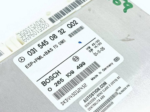 0265109499 MERCEDES Блок управления ESP купить в Ровно