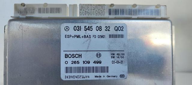 0265109499 MERCEDES Блок управления ESP купить в Запорожье