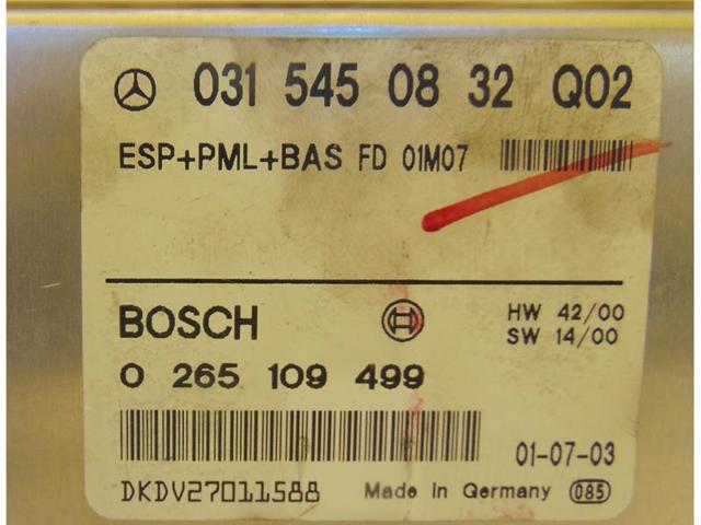 MERCEDES 0265109499 Блок управления ESP в наличии Киев