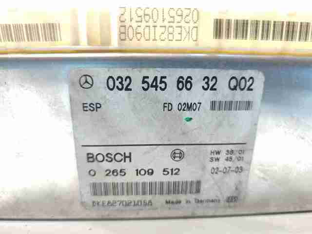 MERCEDES 0265109512 Блок управления ESP в наличии Одесса