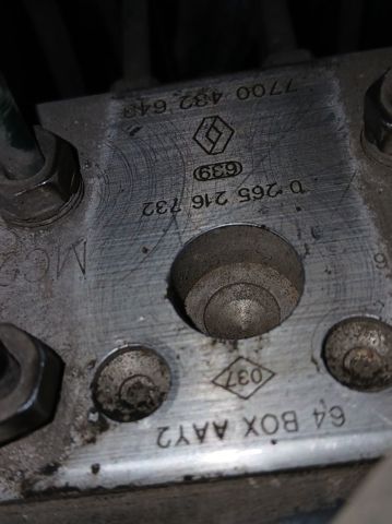 Unidade hidráulico de controlo ABS 0265216732 RENAULT