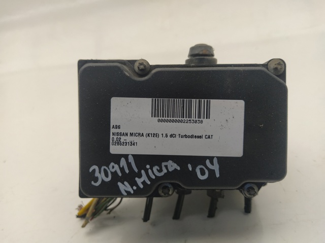 0265231341 NISSAN Блок АБС купить в Николаев