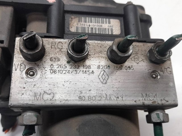0265232198 RENAULT Блок управления АБС (ABS) гидравлический купить в Харьков