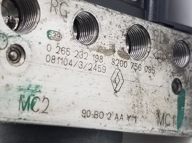 RENAULT 0265232198 Блок АБС в наличии Ирпень