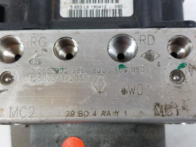 0265800897 RENAULT Блок управления АБС (ABS) гидравлический купить в Сумы
