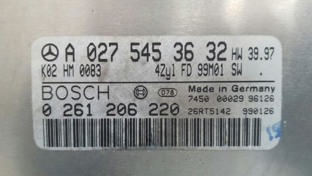 MERCEDES 0275453632 Блок управления двигателем в наличии Черновцы