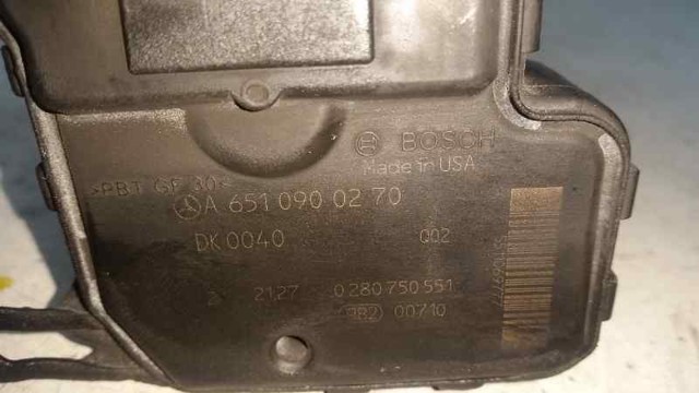 0280750551 MERCEDES Дроссельная заслонка в сборе купить в Каменское