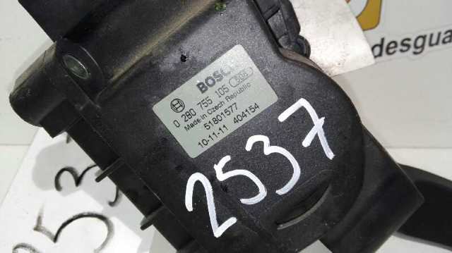 Pedal de gás (de acelerador) 0280755105 FIAT