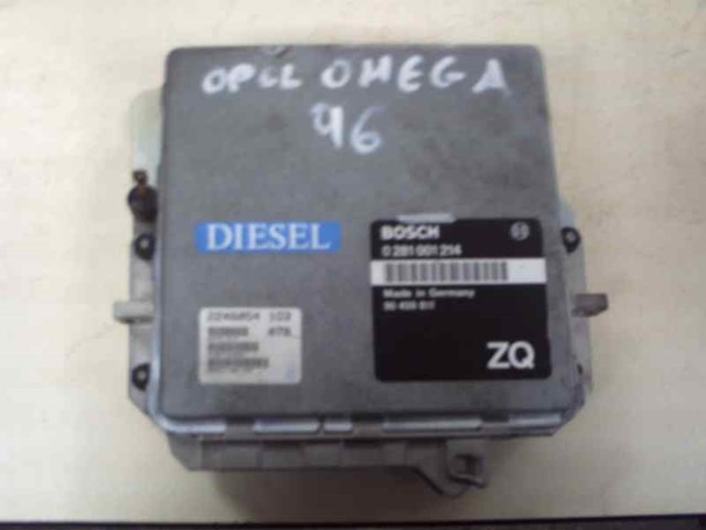 Módulo de direção (Centralina eletrônica) de motor 0281001214 Opel