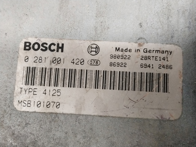 LAND ROVER 0281001420 Блок управления двигателем в наличии Полтава