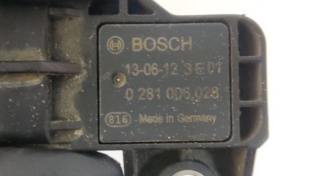 Sensor de pressão no coletor de admissão, MAP 0281006028 FIAT