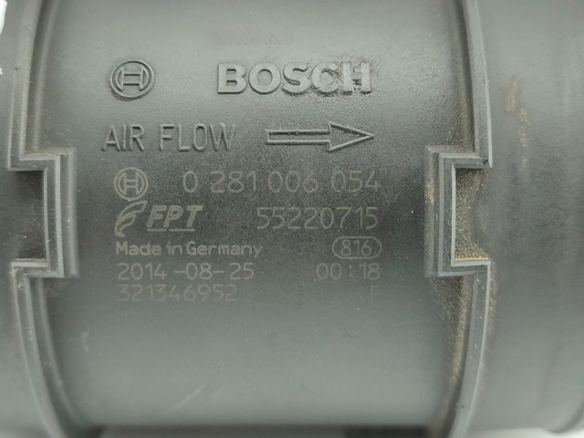 0281006054 Датчик потока (расхода) воздуха, расходомер M.A.F. - (Mass Airflow) купить Каменское