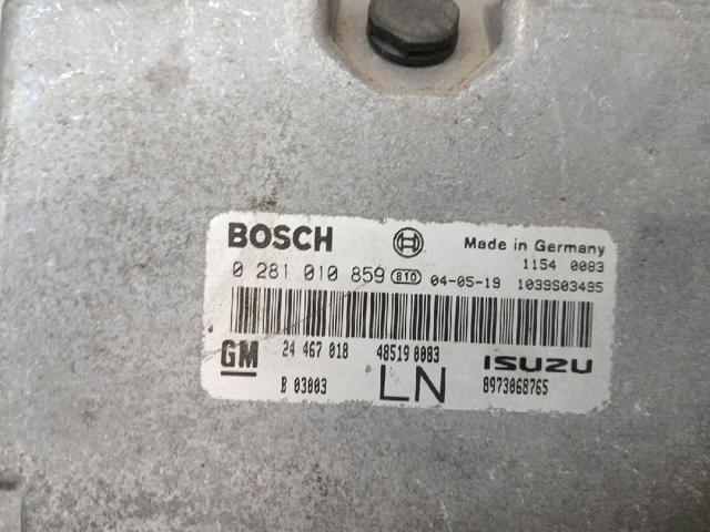 0281010859 OPEL Модуль управления (ЭБУ) двигателем купить в Запорожье