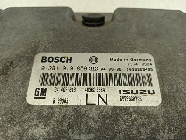 0281010859 OPEL Блок управления двигателем купить в Житомир
