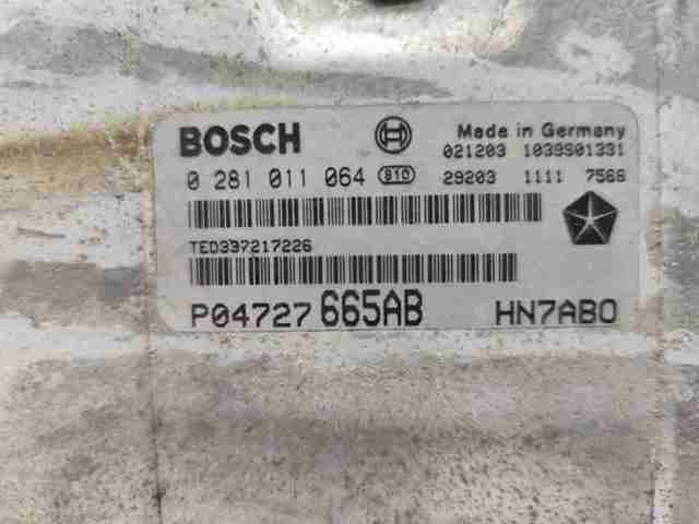 0281011064 CHRYSLER Блок управления двигателем купить в Одесса