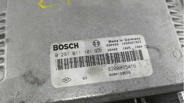 RENAULT 0281011101 Блок управления двигателем в наличии Кривой Рог