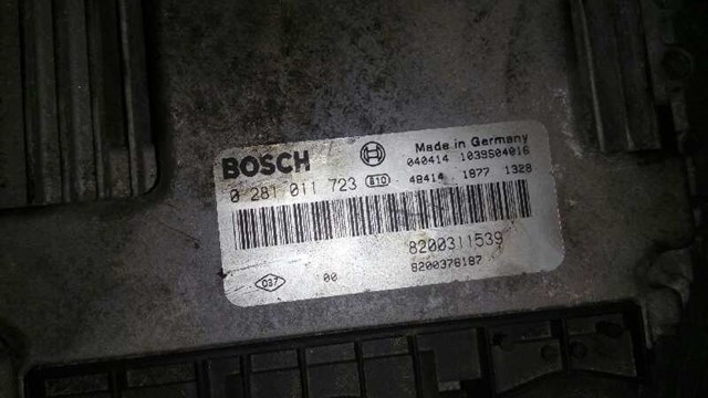 0281011723 RENAULT Блок управления двигателем купить в Тернополь