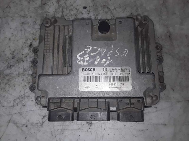 0281011724 RENAULT Блок управления двигателем купить в Сумы