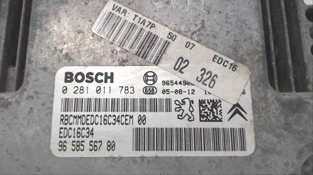 PEUGEOT 0281011783 Блок управления двигателем в наличии Хмельницкий