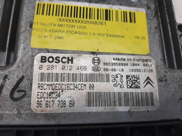 PEUGEOT 0281012466 Модуль управления (ЭБУ) двигателем в наличии Винница