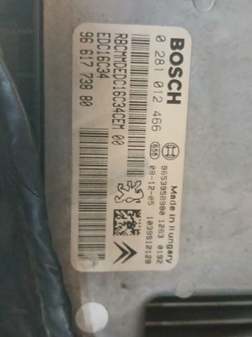 0281012466 PEUGEOT Модуль управления (ЭБУ) двигателем купить в Тернополь