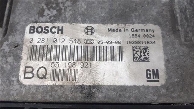OPEL 0281012548 Блок управления двигателем в наличии Тернополь