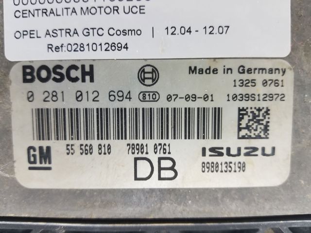 0281012694 OPEL Модуль управления (ЭБУ) двигателем купить в Киев