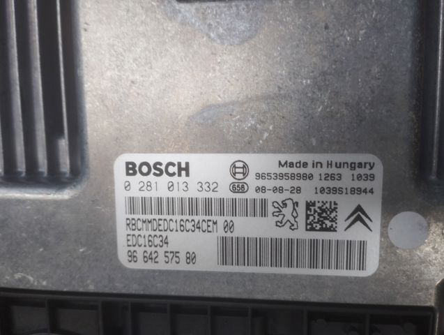 PEUGEOT 0281013332 Блок управления двигателем в наличии Хмельницкий