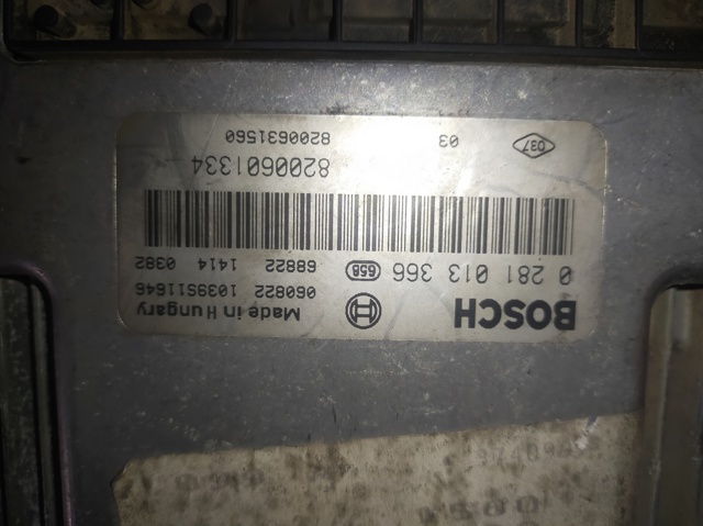 0281013366 RENAULT Модуль управления (ЭБУ) двигателем купить в Хмельницкий