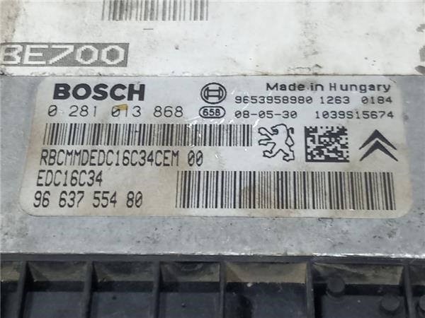 0281013868 PEUGEOT Блок управления двигателем купить в Киев