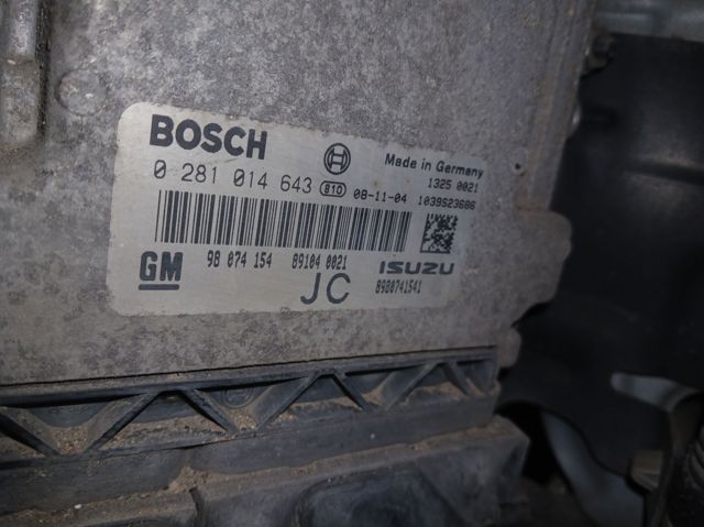0281014643 OPEL Модуль управления (ЭБУ) двигателем купить в Харьков