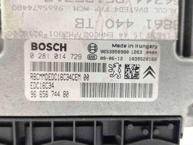 PEUGEOT 0281014729 Блок управления двигателем в наличии Чернигов