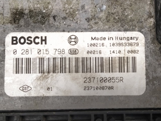 RENAULT 0281015798 Блок управления двигателем в наличии Тернополь