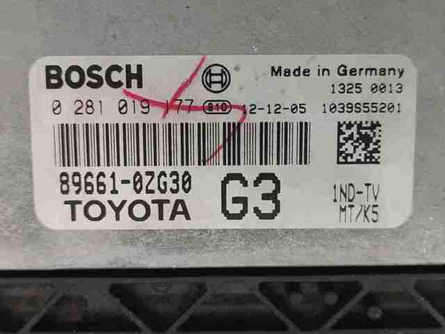 TOYOTA 0281019177 Блок управления двигателем в наличии Ирпень