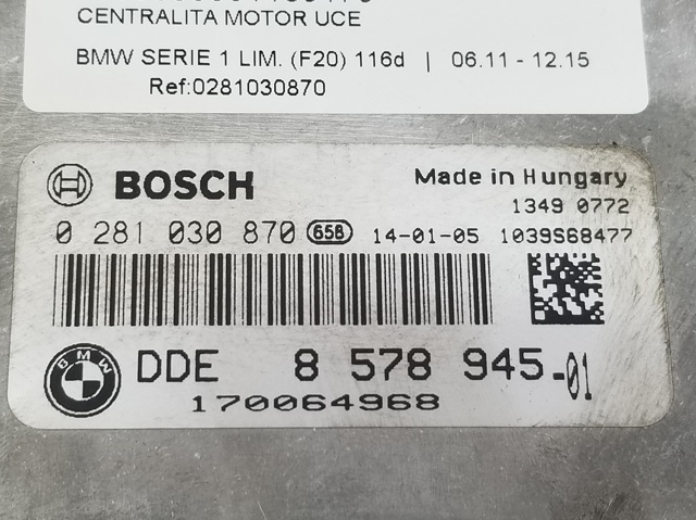 BMW 0281030870 в наличии Киев