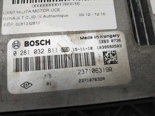 0281032811 RENAULT Блок управления двигателем купить в Полтава