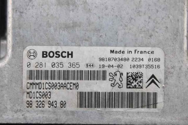 PEUGEOT 0281035365 в наличии Павлоград