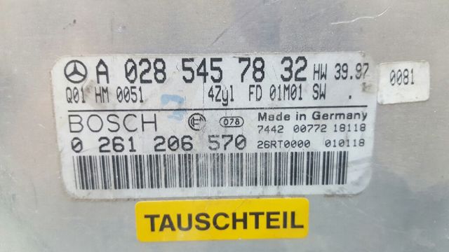 A0285457832 MERCEDES Блок управления двигателем купить в Украина