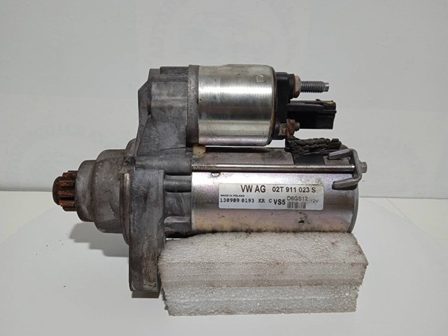 Motor arranque para skoda fabia ii (542) (2011-2014) 1.2 12v bbm 02T911023S
