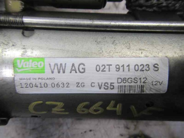 VAG 02T911023SX Стартер в наличии Черкассы