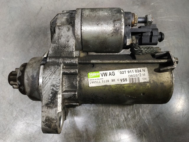 Motor de arranque para skoda fabia ii (542) (2006-2014) 1.2 12v bbm 02T911024N
