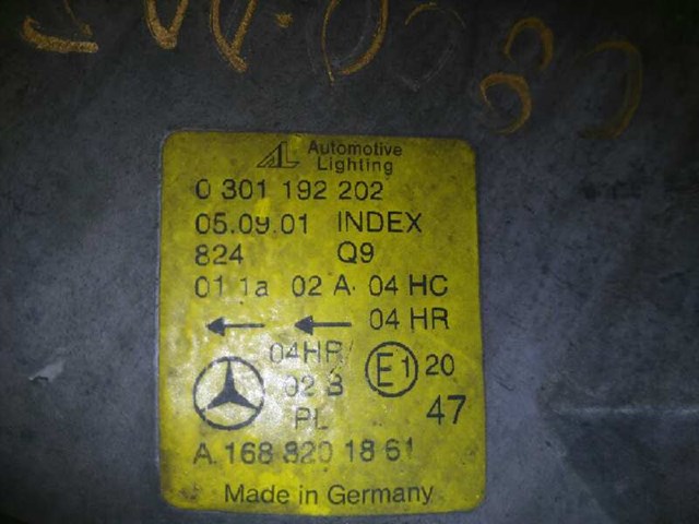 0301192202 MERCEDES Фара правая купить в Винница