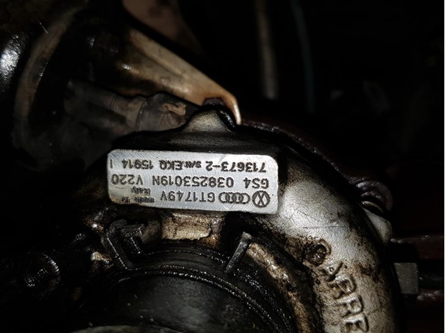 Turbocompressor para audi a3, audi tt 038253019N